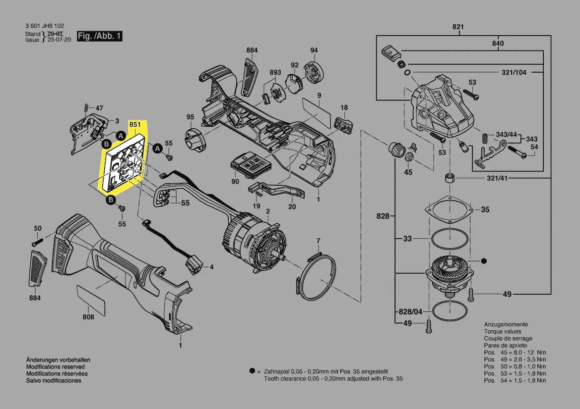 module électronique réf. 1 607 000 EB1 Bosch