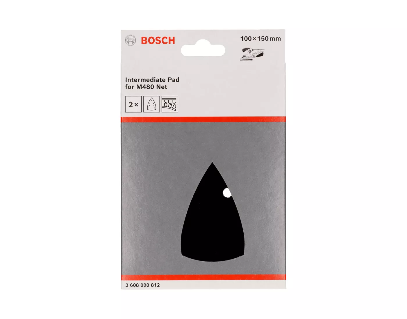 patin intermédiaire pour plateau ponçage 100x150mm
