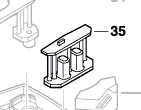 Pièce oscillante réf. 2 609 000 018 BOSCH