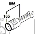 Piston perforateur GBH 5-40 DE / GBH 500