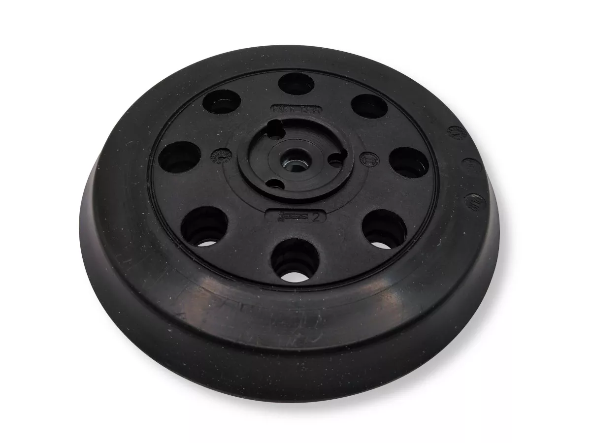 Ponçage Orbital Plateau Ponçage 125mm Pour Bosch PEX 300/400 AE - 8 Trous Anti-Poussière - Fixation Velcro Ponceuse Bosch Leroy Merlin