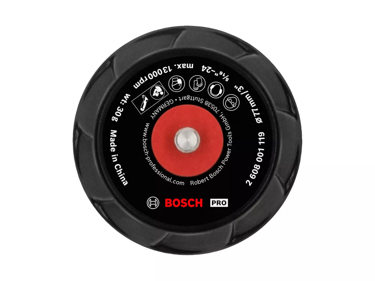 Plateau de ponçage Ø77mm réf. 2 608 001 119 BOSCH