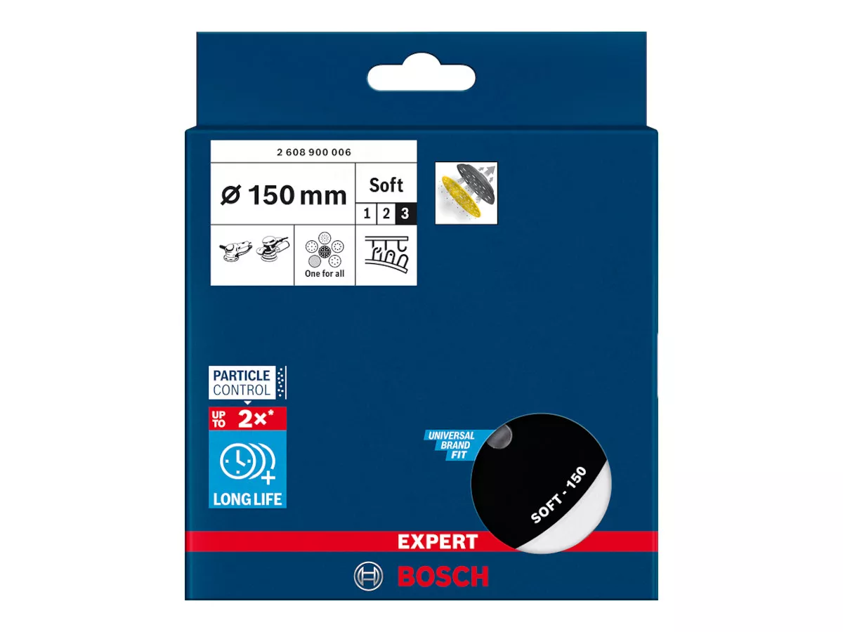 plateau de ponçage tendre Ø150mm multi-perforations réf. 2 608 900 006 Bosch