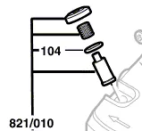Poussoir réf. 1 607 000 253 BOSCH