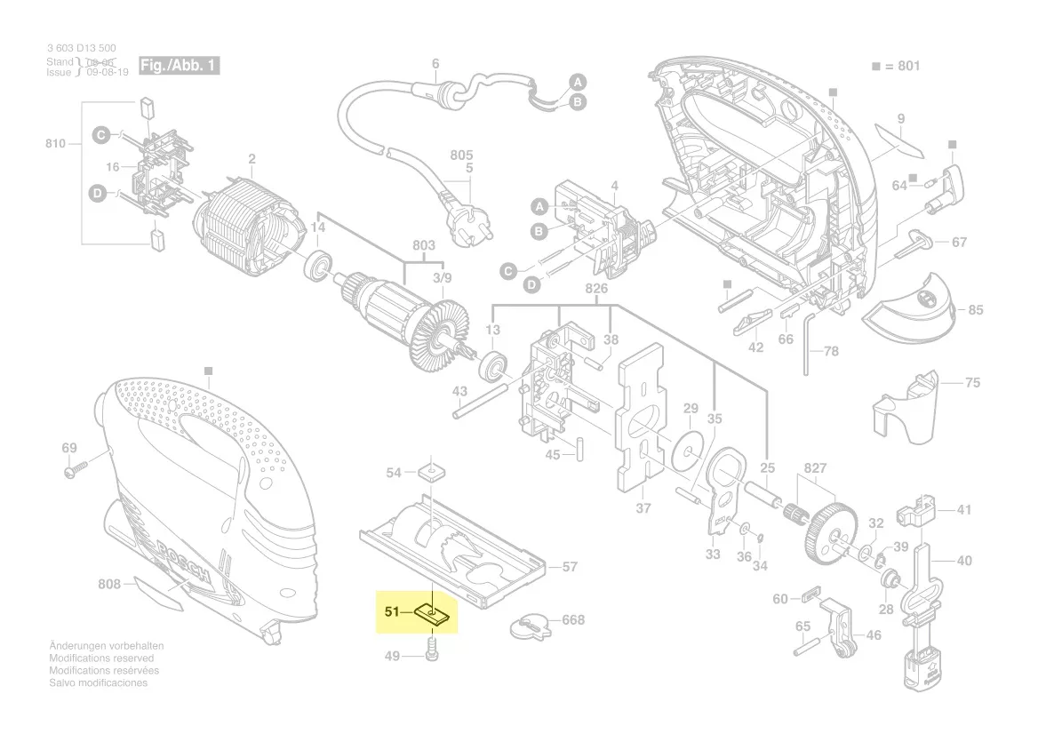 Entretoise réf. 2 602 317 052 BOSCH
