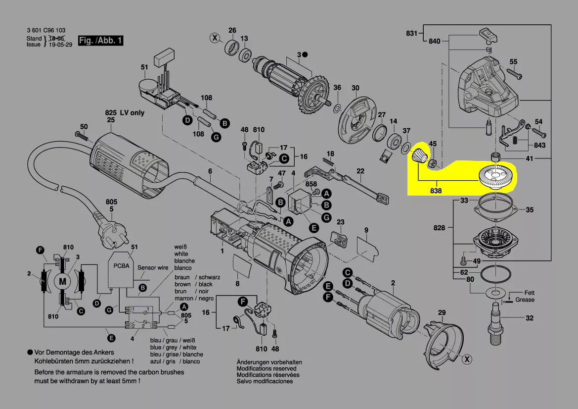 renvoi d\'angle réf. 1 619 P16 293 Bosch