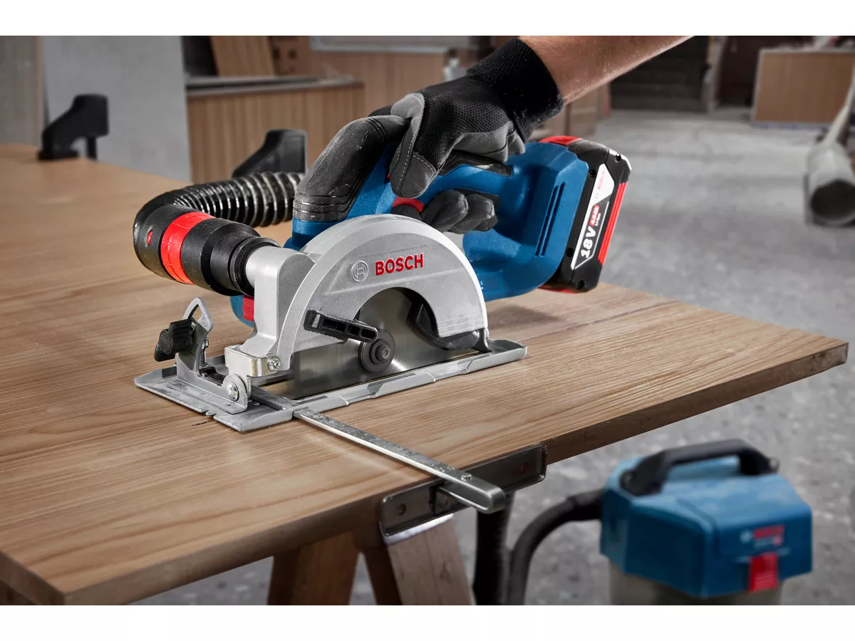 Scie circulaire sans fil GKS 18V-51 Bosch solo + L-Boxx
