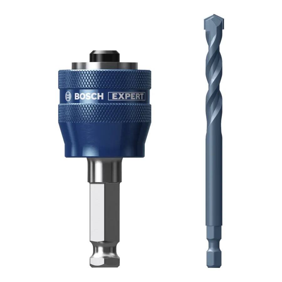 adaptateur EXPERT Power Change Plus + forêt centrage Ø7,5x60x105mm Multi-matériaux