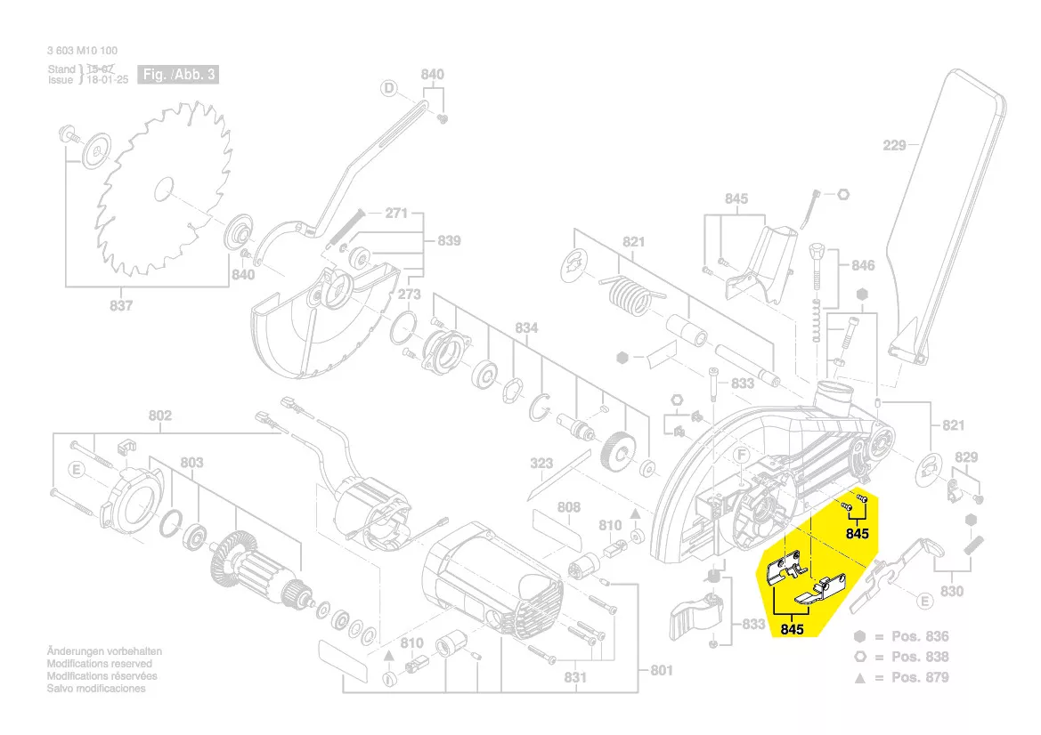 Support réf. 1 609 B02 733 Bosch