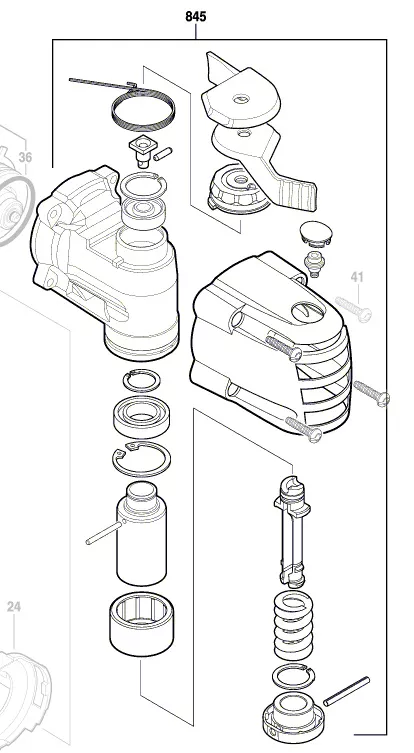Tête de transmission réf. 2 605 806 872 BOSCH
