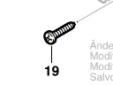 Vis Ø3,9mm / 19mm carter outil électroportatif Bosch