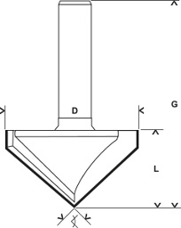 fraise en V expert for plasterboard