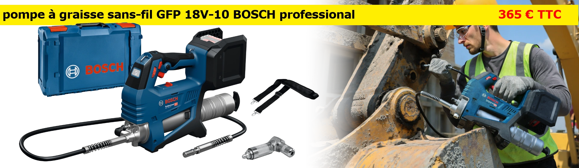 pompe à graisse sans-fil Bosch