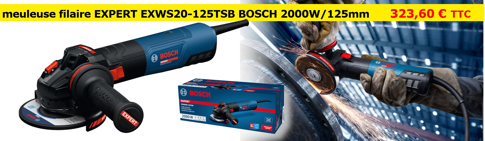 meuleuse angulaire EXPERT EXWS20-125TSB Bosch