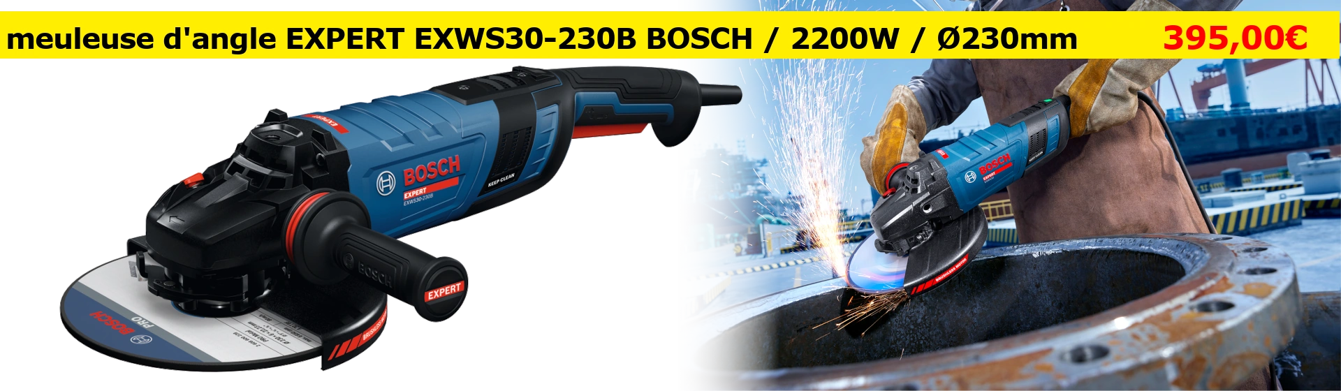 meuleuse angulaire EXWS30-230B Bosch